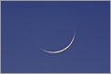 Fin croissant lunaire au coucher du Soleil (CANON 5D + EF 400mm F5,6 L USM + Extender 2x & 1,4x