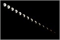 Chapelet de l'eclipse totale de Lune du 16 mai 2003 (CANON 10D)