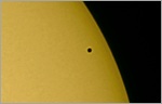Animation des derniers contacts du passage de Mercure devant le Soleil (CANON 10D + MTO)