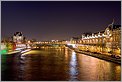 Gare d'Orsay, quai des Tuileries & la Seine de nuit (CANON 20D + EF 17/40 L)