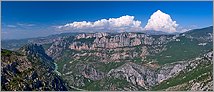 Gorges du Verdon, panoramique depuis le col d'Illoire (CANON 10D + EF 17-40 L)