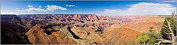 Grand Canyon NP - Grandview Point en vue panoramique l'après-midi (CANON 5D + EF 50mm)
