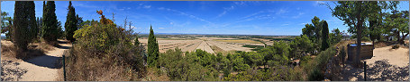 Lac asséché de Montady en vue panoramique sur 360° - 34310 Hérault - Canon 5D mark II + TS-E 17mm F4 L