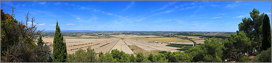 Lac asséché de Montady en vue panoramique - 34310 Hérault - Canon 5D mark II + TS-E 17mm F4 L
