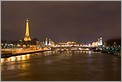 Pont Alexandre III et la tour Eiffel vus depuis la Seine (CANON 20D + EF 17-40 L)
