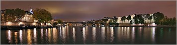 La Seine - Quai de Conti - Pont des Arts - Quai du Louvre - PARIS (CANON 5D + EF 50mm F1,4 USM)