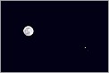 Rapprochement entre la Lune et Jupiter (CANON D60)