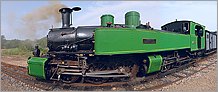 Locomotive à vapeur du chemin de fer du Vivarais - Ardèche (CANON 10D + EF 17-40 L)